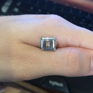 Italian Charm Bracelet Lipstick Bullet Charm